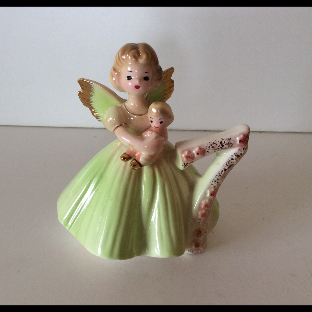 Josef Originals Birthday Angel Figurine Age 7